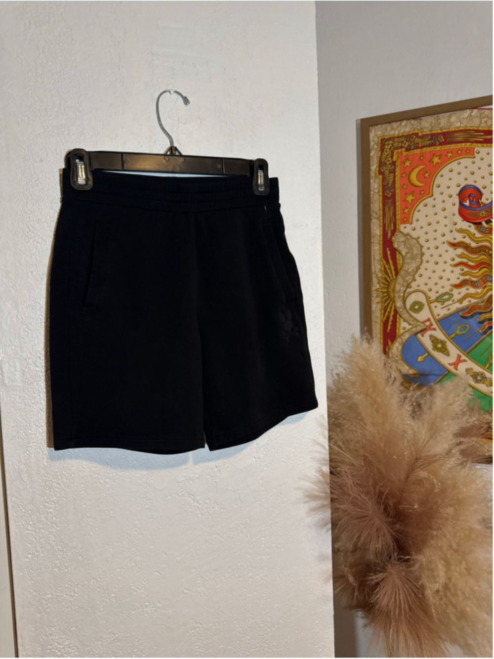Preowned, Boys Psycho Bunny Black Shorts Size 10